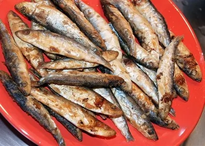 Жареная килька