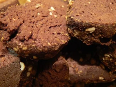 Шоколадно-миндальное печенье