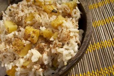 Гавайский печеный рис