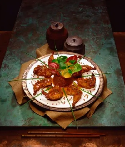 Острые перепелки с имбирем, корицей и апельсинами