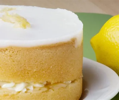 Лимонный пудинг со сливками