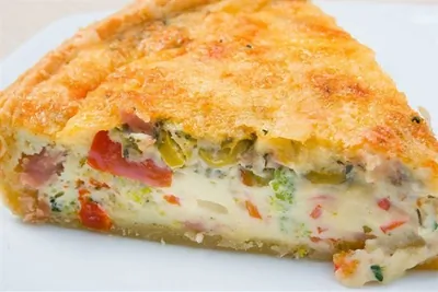 Овощной пирог с пармезаном