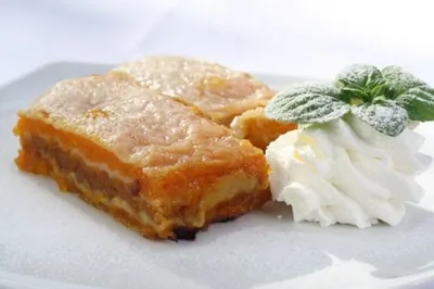 Тыквенный торт с апельсиново-сливочной глазурью