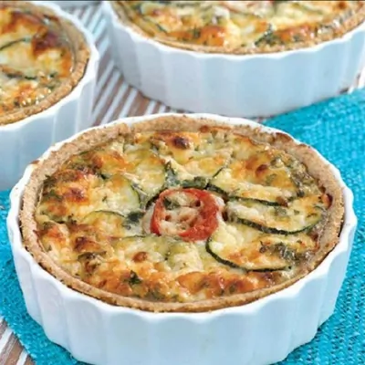 Фланлеты из помидора и кабачка