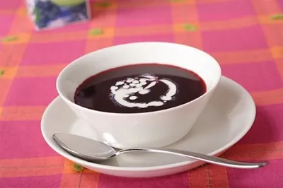 Черничный суп