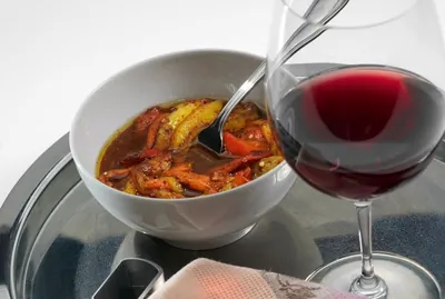 Салат из печеных перцев