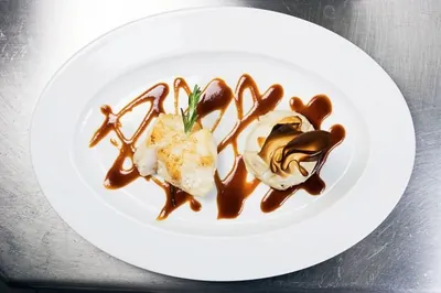 Филе морского черта с корсиканским ризотто