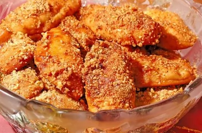 Печенье с засахаренным имбирем