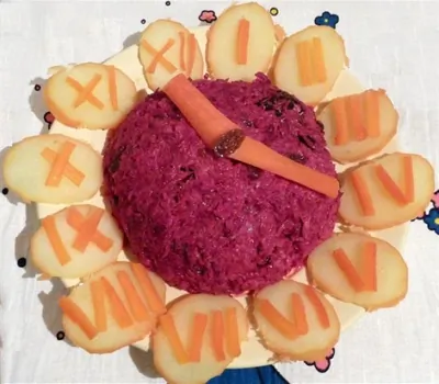 Cалат из свеклы и чернослива