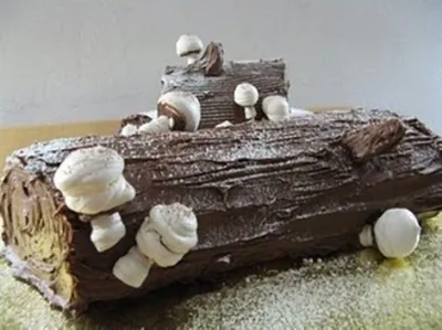 Десерт «Рождественское полено»