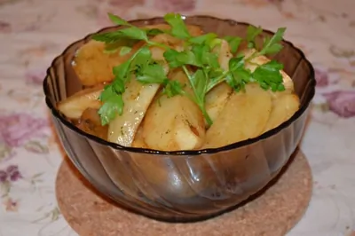 Картофель, запеченный в гусином жире