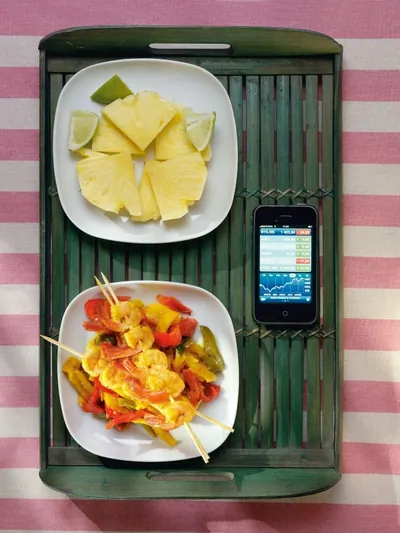 Перцы в соусе из бальзамического уксуса и базилика