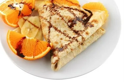 Апельсиново-шоколадные блины