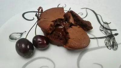 Шоколадный флан с тростниковым сахаром