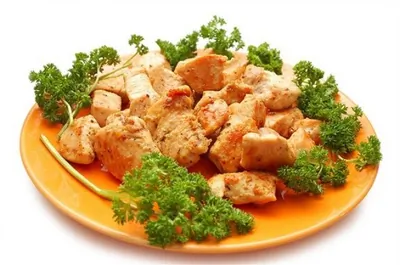 Золотистая жареная курица по деревенски со специями