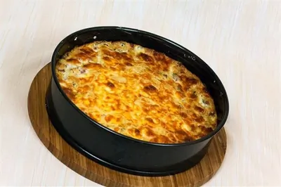 Луковый гратен с пармезаном