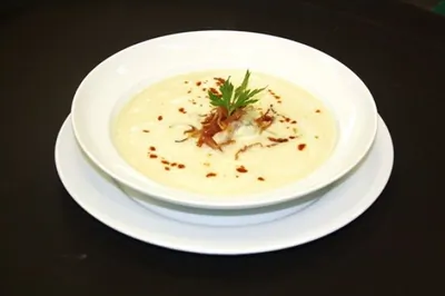Сливочный суп из морского черта