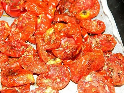 Вяленые помидоры с морской солью