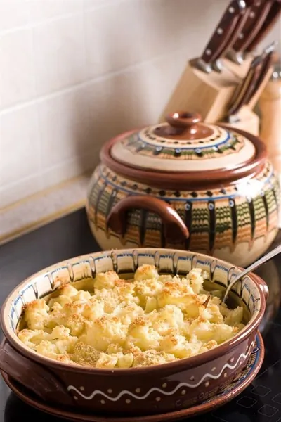 Капуста в сливочном соусе с пармезаном