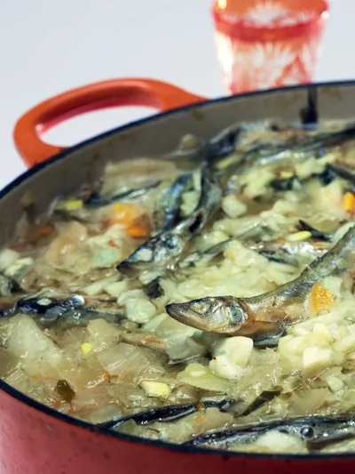 Щи из снетков