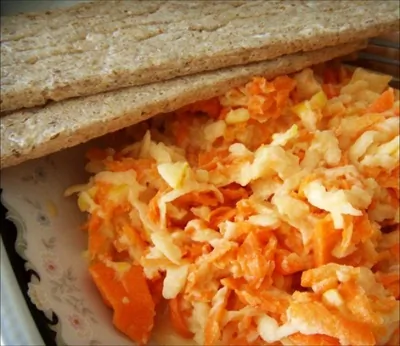 Салат из моркови с хреном