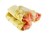 Блинчики с лососем