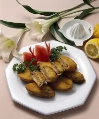 Куриные зразы с грибной начинкой