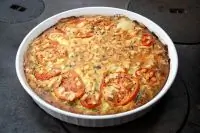 Томатный пирог с козьим сыром и тимьяном