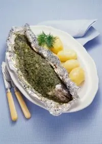 Форель по сербски