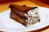 Шоколадно-банановый пирог