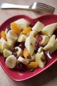 Горячий фруктовый салат