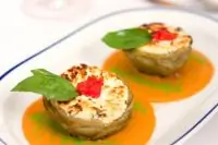 Артишоки, фаршированные болтуньей