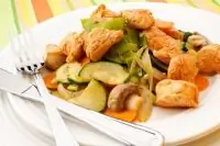 Рагу из телятины с грибами