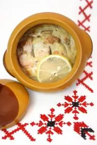 Горячая закуска с лососем