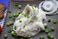 Сельдь в сметанном соусе