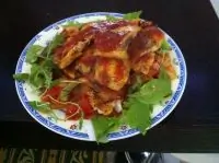 Камбала по гречески