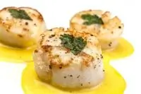 Морские гребешки с петрушкой