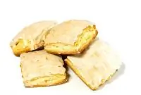 Бисквиты в лимонной глазури