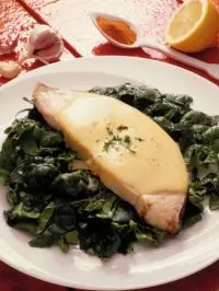 Рыба-меч с жареным соусом