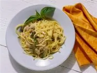 Паста с тунцом и каперсами