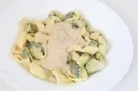 Равиоли с овощами и сыром