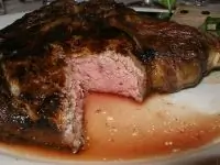 Острый ростбиф с чесноком