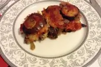 Запеченные баклажаны с сыром и помидорами