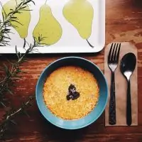 Сливочный суп с семгой