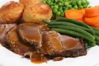 Жареная баранья нога