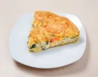 Пирог из овощей и пармезана