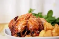 Жареный цыпленок с розмарином