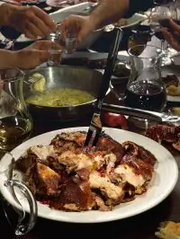 Жареный поросенок