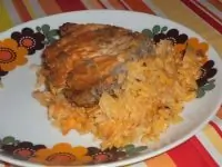 Запеканка с капустой и рисом