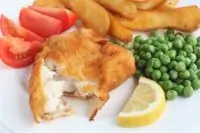 Рыба в пивном тесте с хрустящими чипсами